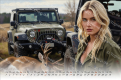 Jagd Kalender Frauen 2026 Gemälde Style
