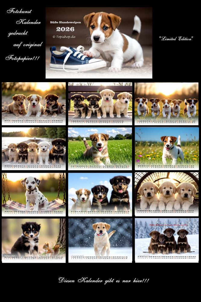 Welpen Kalender 2026